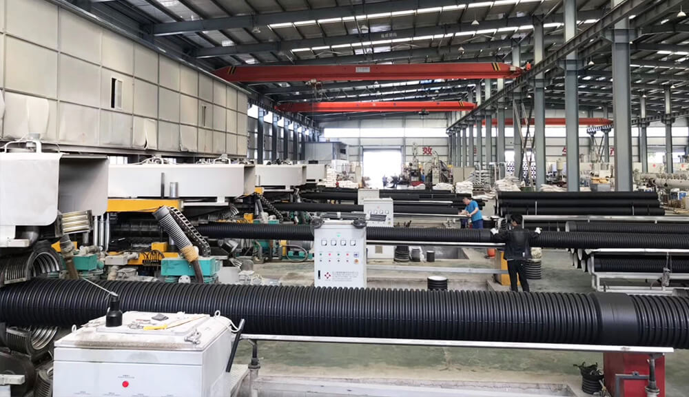 HDPE PP PVC Double Wall Corrugated Pipe Production Line(2)