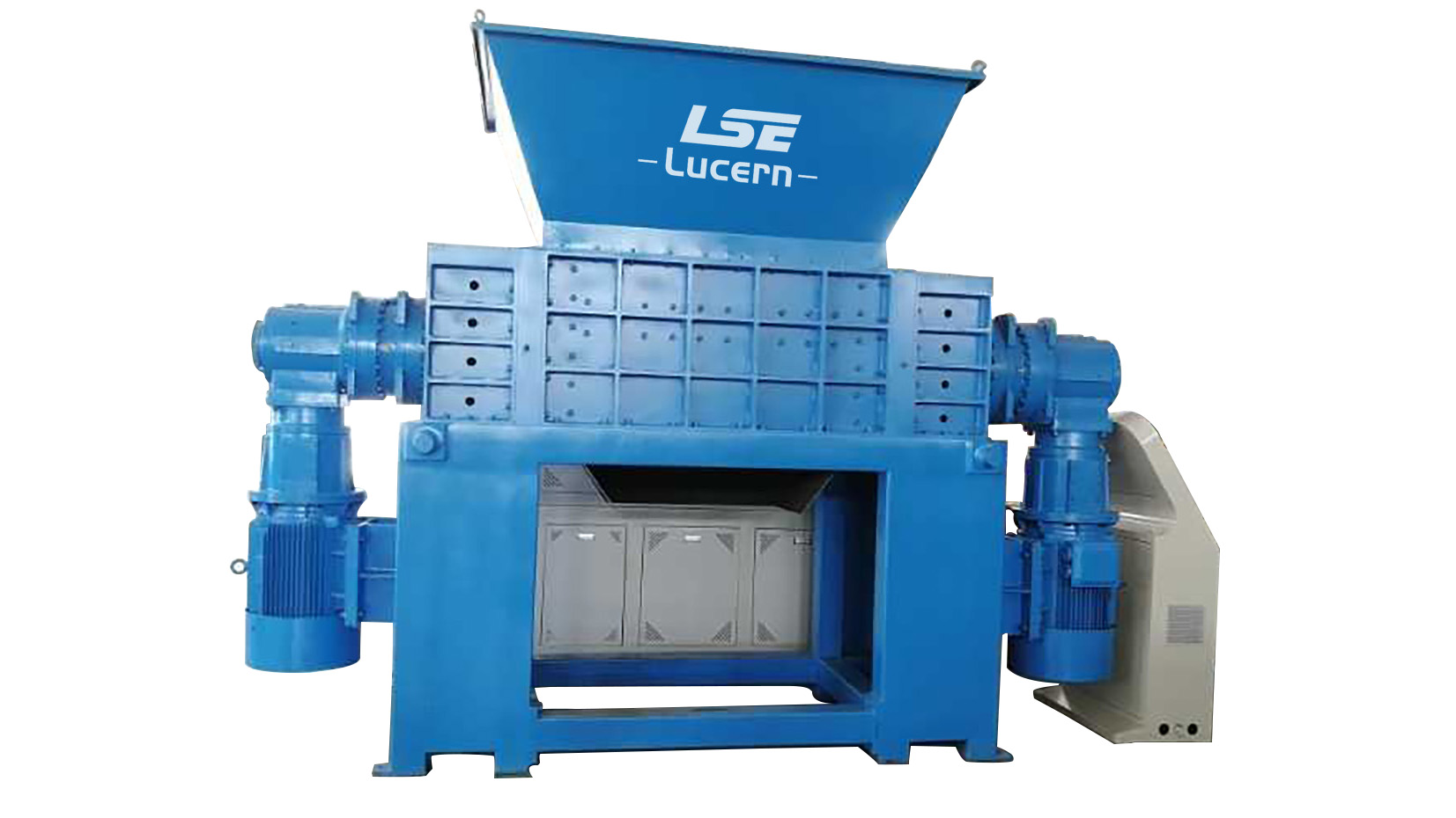 Double Shaft Shear Shredder Line for lumps.mp4